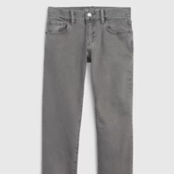 NWT Gap Kids Girl Super Skinny Jeans Stretch Grey Denim Adjustable Sz 12 Reg - Picture 11 of 15